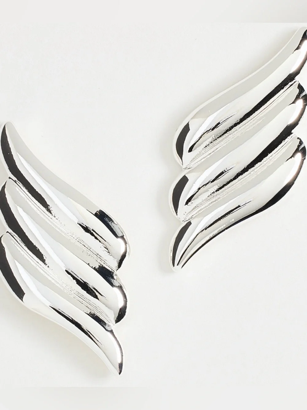 Heaven Mayhem Sterling Silver Wing Earring